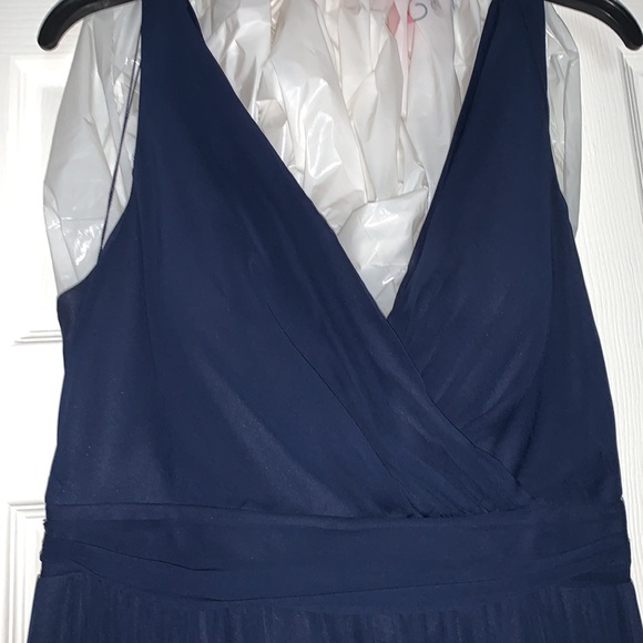 Macy’s Formal Navy Maxi Gown - Picture 3 of 6